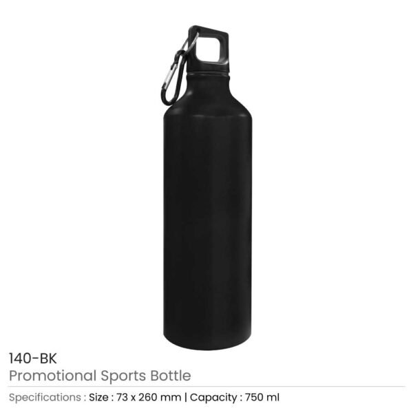 140 - Single-Wall Sports Bottle - Image 3