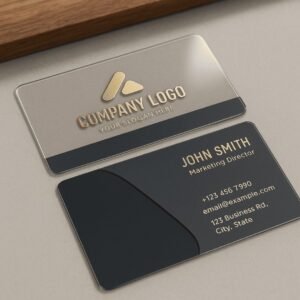 pvc business card, creative link, dubai printing