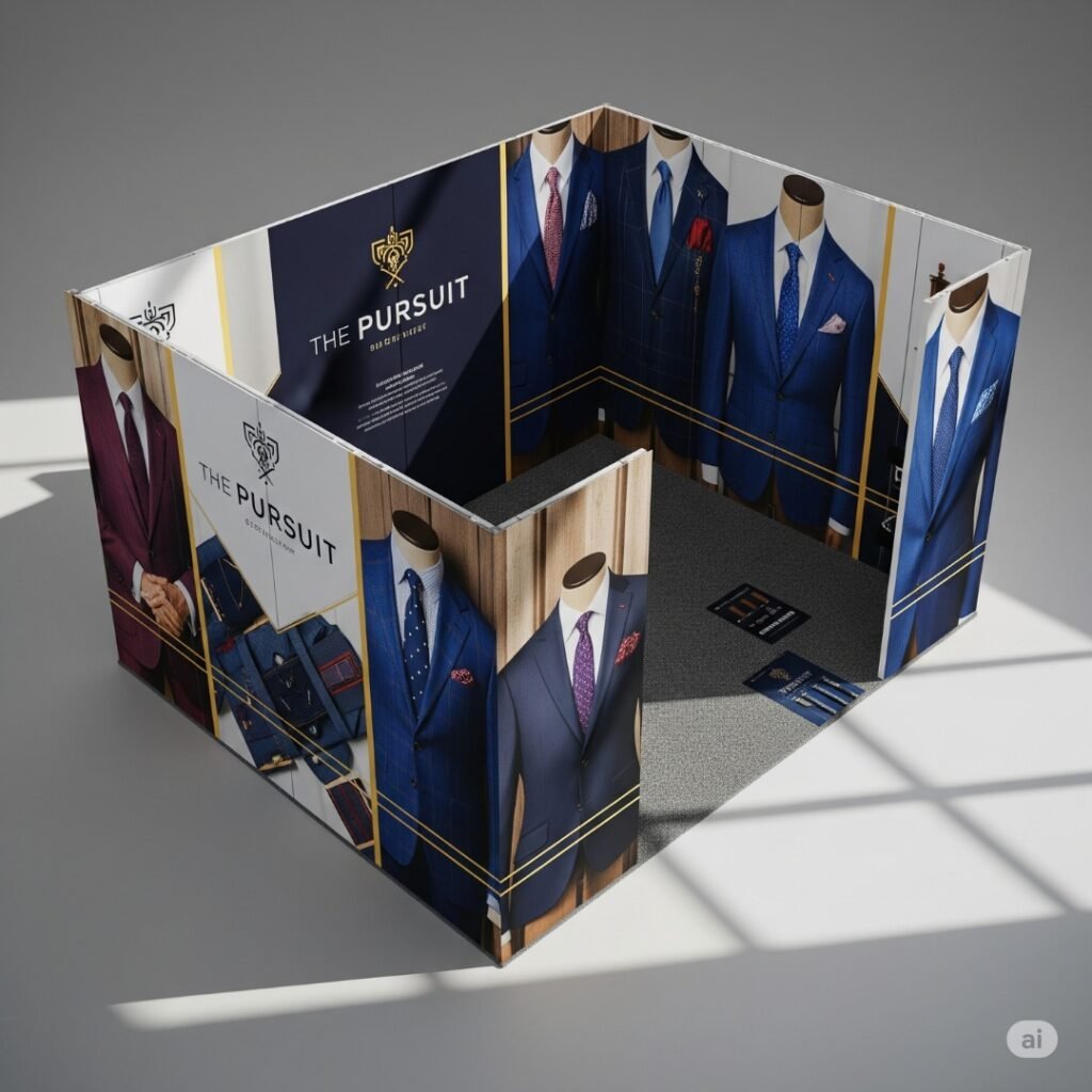 EXH-002 - Fabric Display Walls a Creative link priting, Exhibition stand printing, branding