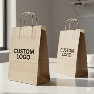 F&B printing, takeaway paper bags, creative link, dubai printing
