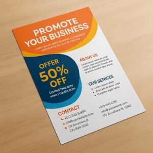 flyer, business printing, creative link