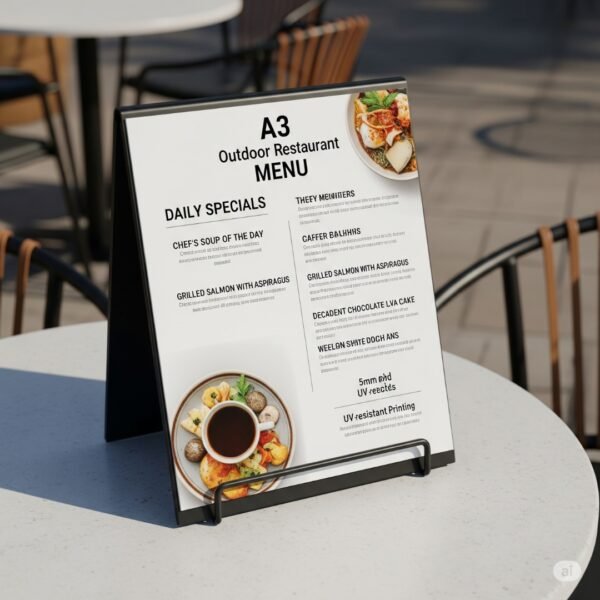 Menu for restaurants, premium printing, creative link, dubai