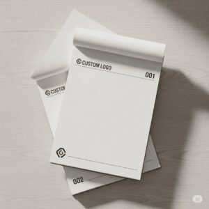 printed Note pad, stationery, office printing, creative link, dubai printing
