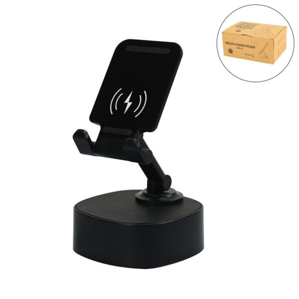 SPK-L6-Wireless Charger Bluetooth Speaker (Light-up Logo) - Image 13