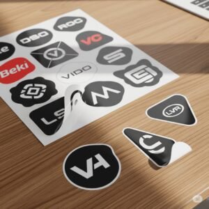 sticker, printed custom printing, creative link