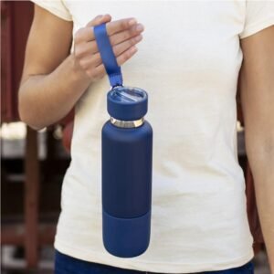 TM-073 - Double-Wall Stainless Bottle with Cup