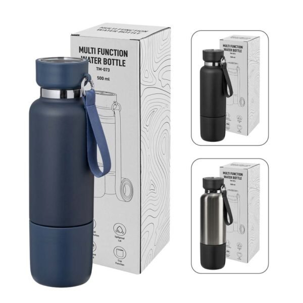 TM-073 - Double-Wall Stainless Bottle with Cup - Image 5