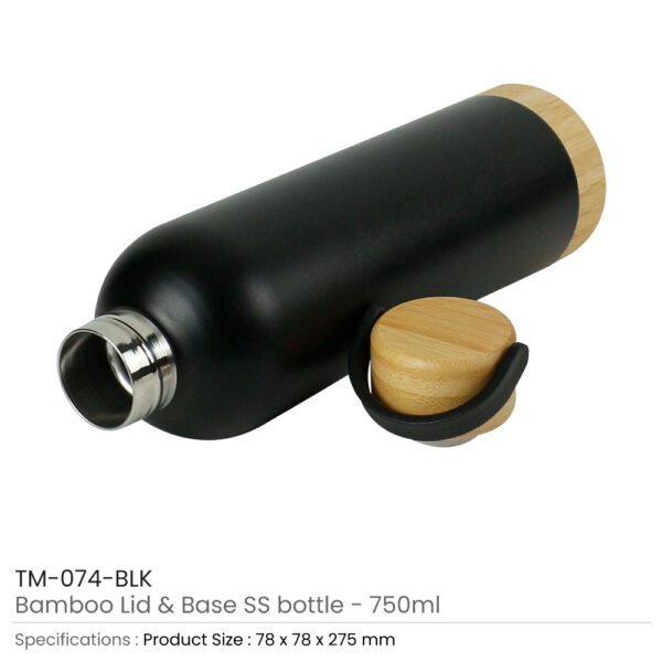 TM-074 - Matte Stainless Steel Bottle - Image 10
