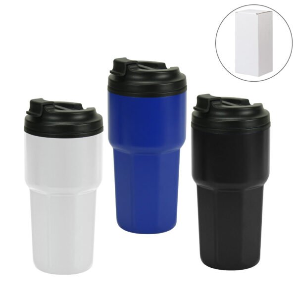 TM-077 - Matte Steel Tumbler with PP Interior - Image 2