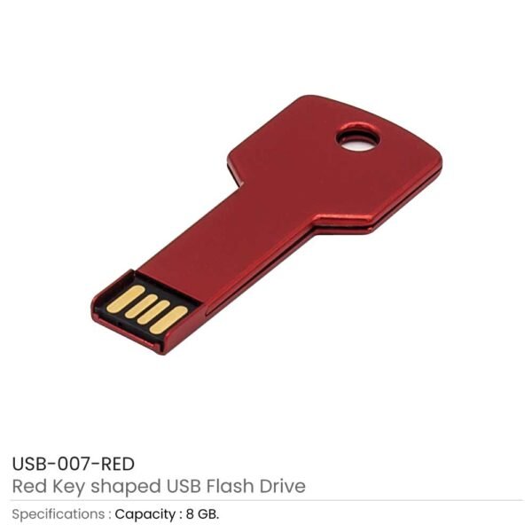 USB-7-Key-Shaped Metal USB Flash Drive - Image 10