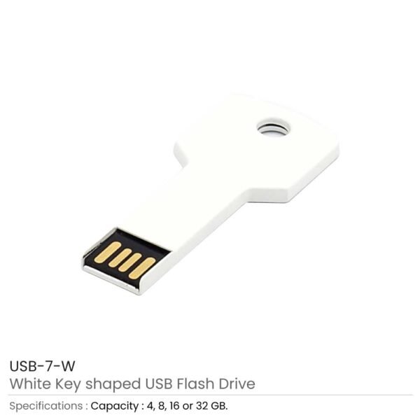 USB-7-Key-Shaped Metal USB Flash Drive - Image 6