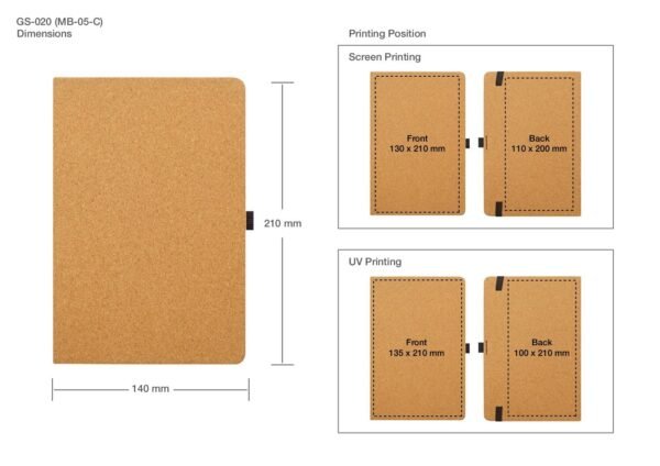 GS-020 - Cork Pen & Keychain Set - Image 6