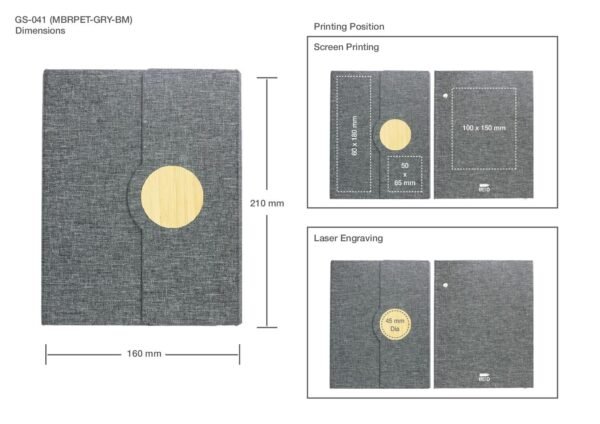 GS-041 - RPET Notebook & Pen Set - Image 6