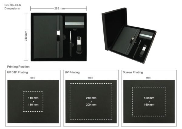 GS-702 - Cork/PU Notebook & Card Holder Set - Image 3