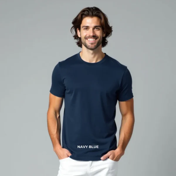 Nextt Level Bio-Washed Round Neck T-Shirt for Men