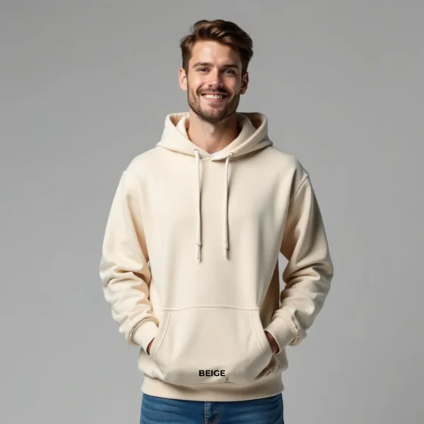 Fleece Oversized Pullover Hoodie - Image 3