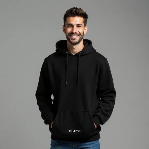 Fleece Oversized Pullover Hoodie - Image 4