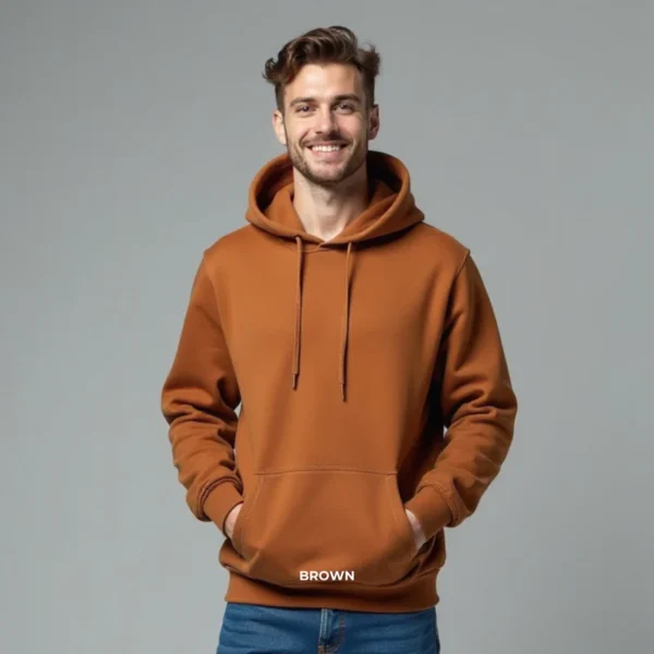 Fleece Oversized Pullover Hoodie - Image 5