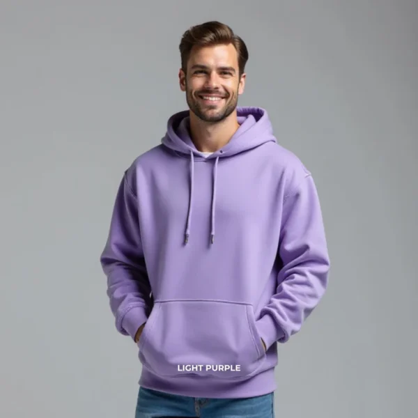 Fleece Oversized Pullover Hoodie - Image 9