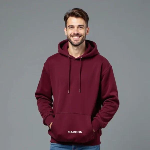 Fleece Oversized Pullover Hoodie - Image 10