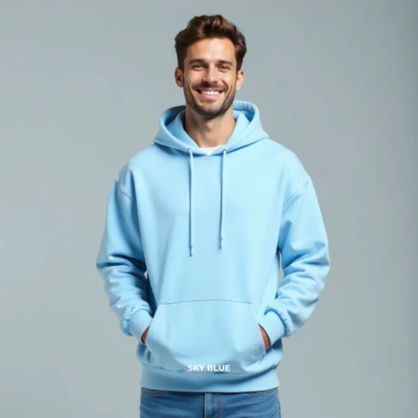 Fleece Oversized Pullover Hoodie - Image 19