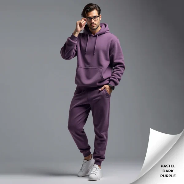 Fleece Men's Hooded Tracksuit - Image 18