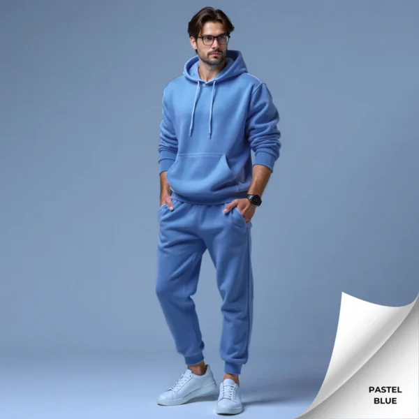Fleece Men's Hooded Tracksuit - Image 10