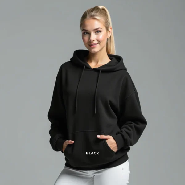 Fleece Women Oversized Pullover Hoodie - Image 11