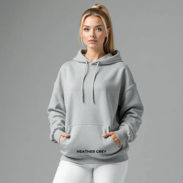 Fleece Women Oversized Pullover Hoodie - Image 8