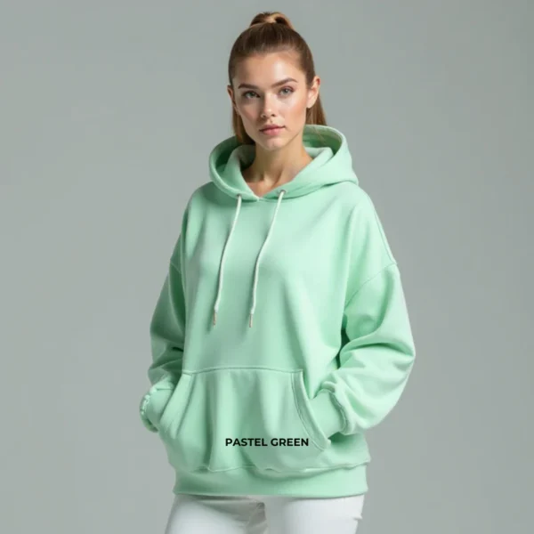 Fleece Women Oversized Pullover Hoodie - Image 12