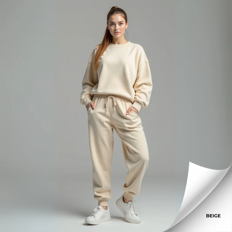 Fleece Women's Oversized Tracksuit - Image 20