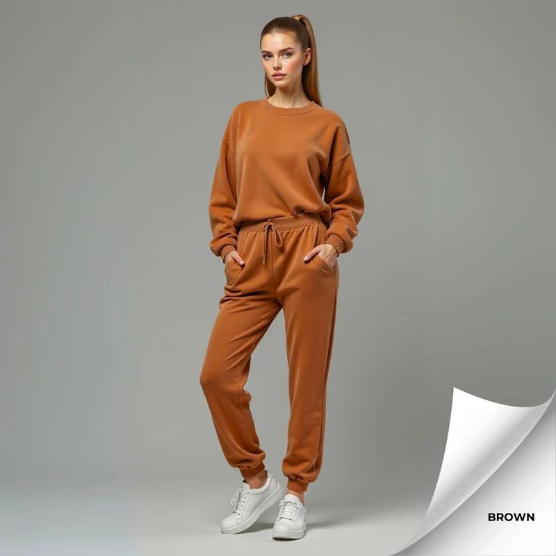 Fleece Women's Oversized Tracksuit - Image 18
