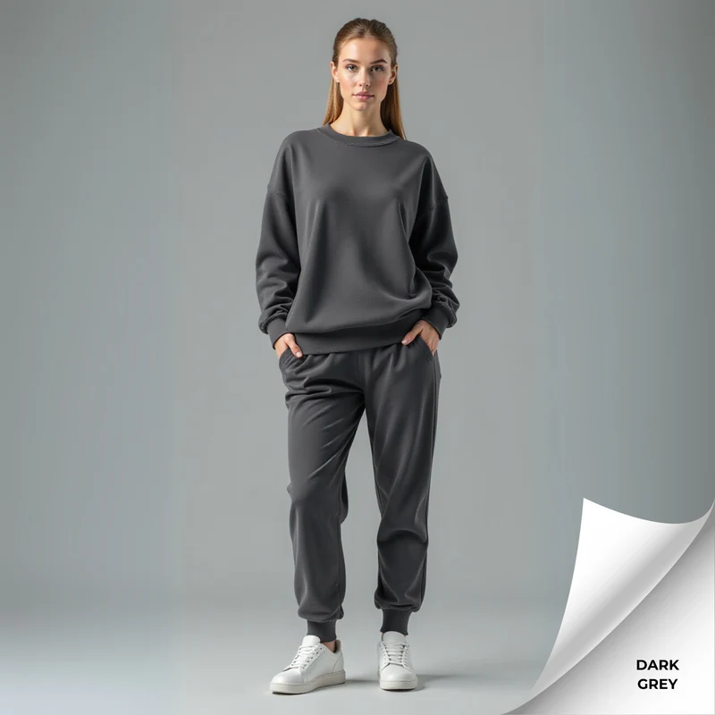 Fleece Women's Oversized Tracksuit - Image 17