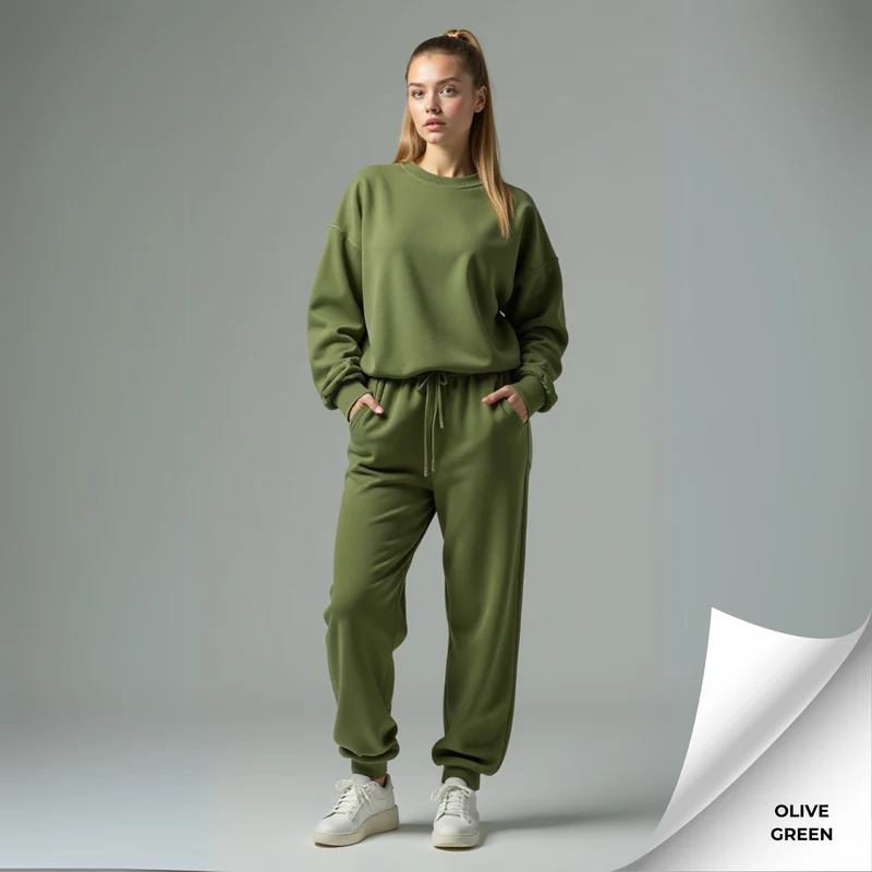 Fleece Women's Oversized Tracksuit - Image 12
