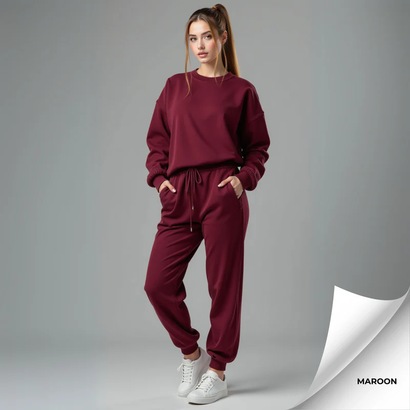 Fleece Women's Oversized Tracksuit - Image 7