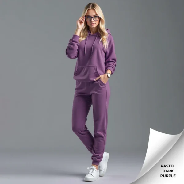 Fleece Women's Hooded Tracksuit - Image 8