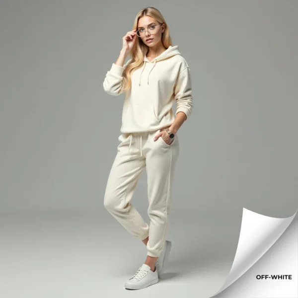 Fleece Women's Hooded Tracksuit - Image 6