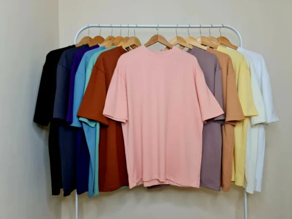 Oversized French Terry T-Shirt for Women - Image 5