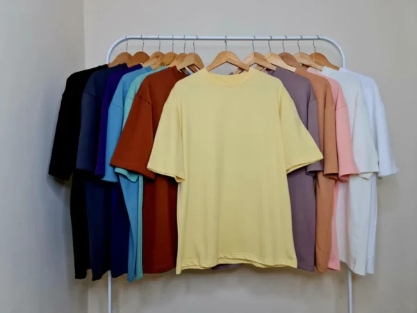 Oversized French Terry T-Shirt for Women - Image 6