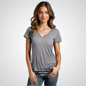 Triblend Women V-Neck T-Shirt