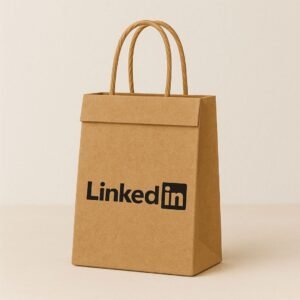 Kraft Shopping Bag (Brown Virgin) – Top Fold